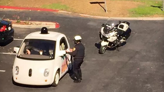 Not Even Google's Self-Driving Car Can Escape the Cops